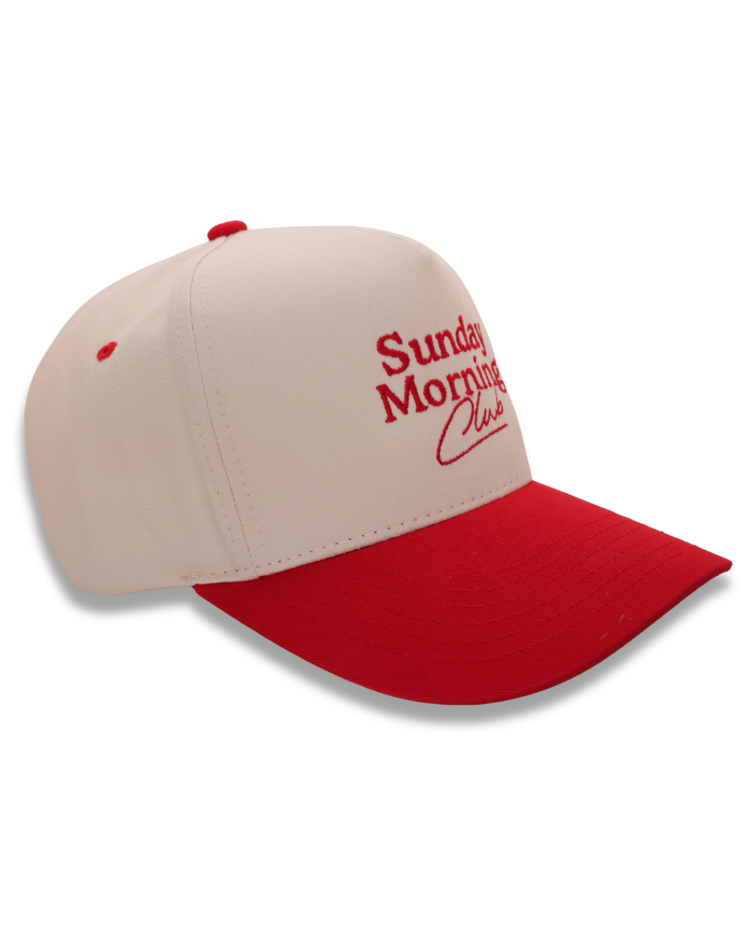 Classic Sunday Morning Club | Red & Natural